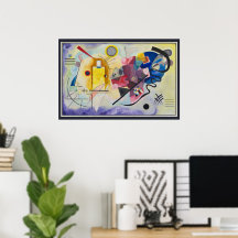 Gul, Röd, Blå av Wassily Kandinsky