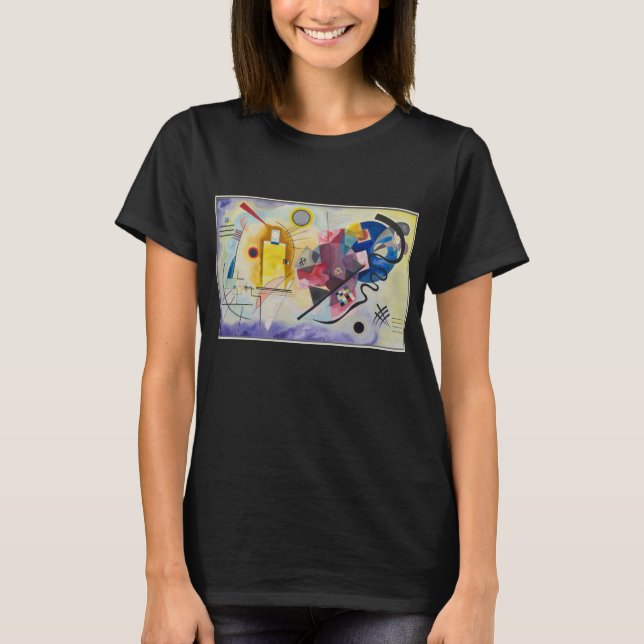 Gul, Röd, Blå av Wassily Kandinsky T Shirt (Framsida)