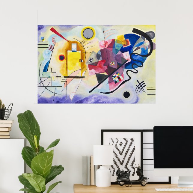 Gul-Röd-Blå | Kandinsky | Poster (Hemmakontoret)