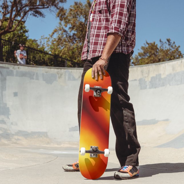 Gul, Röd  Mini Skateboard Bräda 18,5 Cm (Utomhus 2)