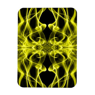 Gul Rökg Symmetrisk Minimalistisk Svart Magnet