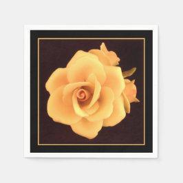 Gul ros, 2004 Photo. Pappersservett