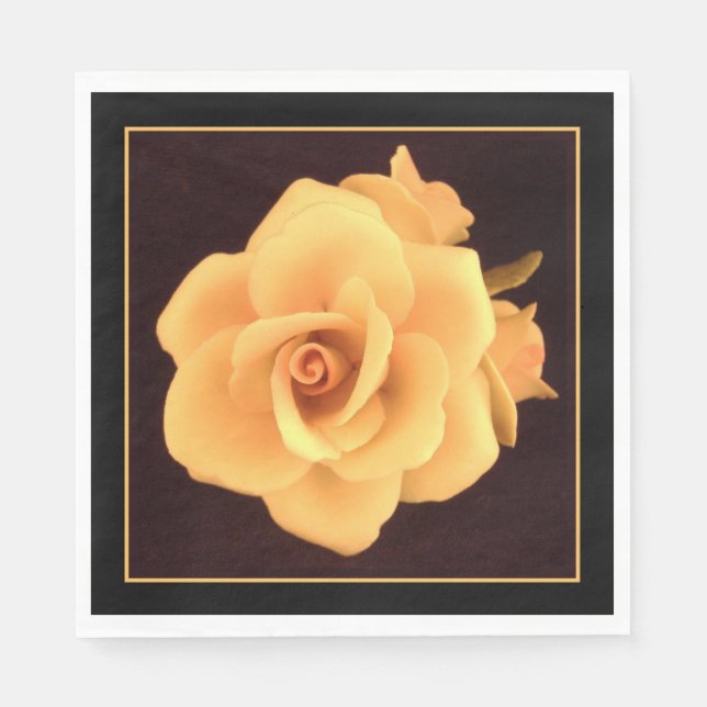 Gul ros, 2004 Photo. Pappersservett (Framsidan)