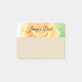 Gul Ros Akvarell Post-it Block