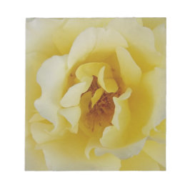 Gul ros anteckningsblock