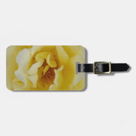 Gul ros bagagebricka