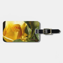 Gul ros bagagebricka