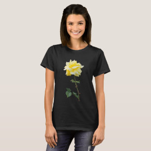 Gul ros blomma tee