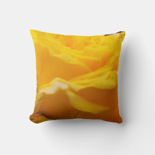 Gul ros Blommar Design Kudde