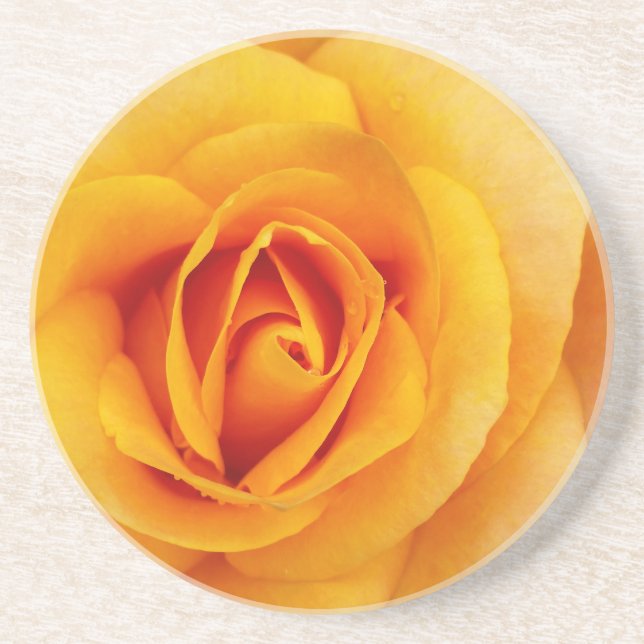 gul ros blommar underlägg (Framsidan)