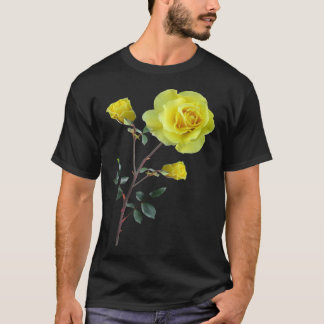 Gul ros Botanical for Women T Shirt