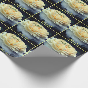 Gul ros Flower Personlig Presentpapper