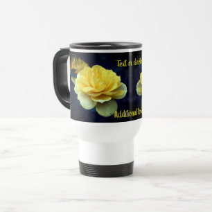 Gul ros Flower Personlig Resemugg