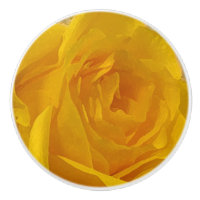 Gul ros Flower Petals Ceramic Knob