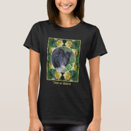 Gul ros Flower Ram Skapar ditt eget foto T Shirt
