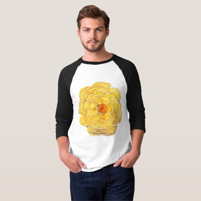 Gul ros | Hilma af Klint | T Shirt (Hel framsida)