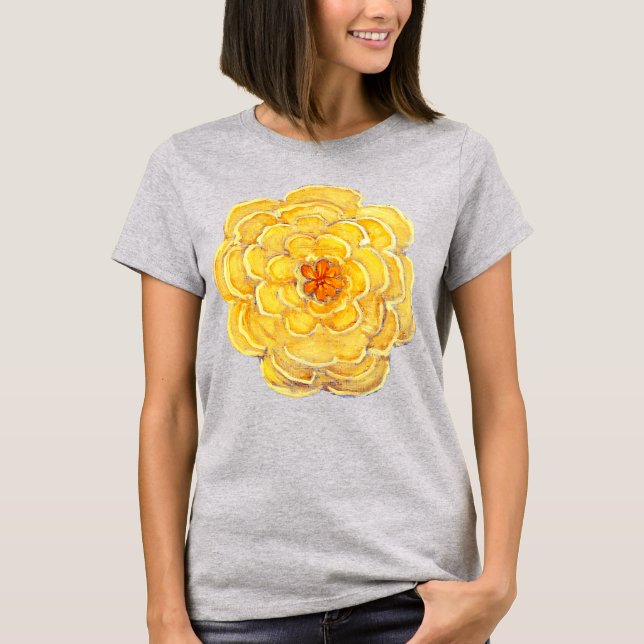 Gul ros | Hilma af Klint | T Shirt (Framsida)