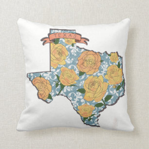 gul ros i Texas Kudde