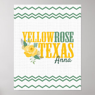 Gul ros i Texas - Single Ro Poster