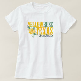 Gul ros i Texas - Single Ro T Shirt