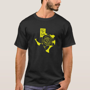 Gul ros i Texas Texas Momma T Shirt