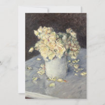 Gul ros i Vas av Caillebott Impressionist