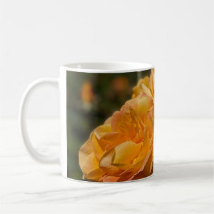 Gul ros kaffemugg