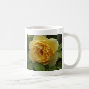 Gul ros kaffemugg