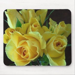 Gul ros Mousepad Musmatta