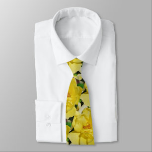 Gul ros Neck Tie Slips