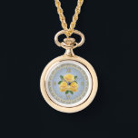 Gul ros Necklace Watch Armbandsur<br><div class="desc">Gul ros Necklace Watch-Behålla följer tidsspåret med ditt favoritfoto på uppringningen med Necklace Alloy Watch av Ewatchfabrik®. Den här klockan är Alloy med en polerad och borstad kombination avslutar.Alloy Chain.Japan-rörelsen säkerställer korrekt tidsförvaring. Levereras med en 1-årig begränsad garanti för tillverkare.Uppfyller eller överskrider alla amerikanska myndighetskrav och bestämmelser för Vuxnans klockor...</div>