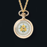 Gul ros Necklace Watch Armbandsur<br><div class="desc">Gul ros Necklace Watch-Behålla följer tidsspåret med ditt favoritfoto på uppringningen med Necklace Alloy Watch av Ewatchfabrik®. Den här klockan är Alloy med en polerad och borstad kombination avslutar.Alloy Chain.Japan-rörelsen säkerställer korrekt tidsförvaring. Levereras med en 1-årig begränsad garanti för tillverkare.Uppfyller eller överskrider alla amerikanska myndighetskrav och bestämmelser för Vuxnans klockor...</div>