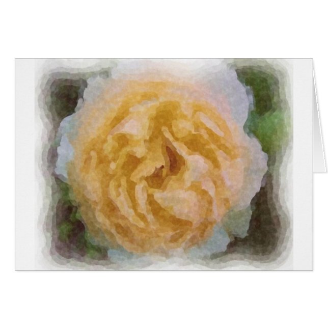 Gul ros OBS kort (Framsidan Horizontal)