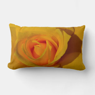 Gul ros orange ro romantik ro lumbarkudde