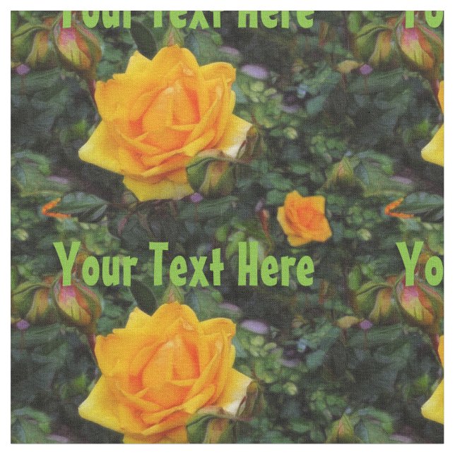 Gul ros - personifiera tyg (Närbild)