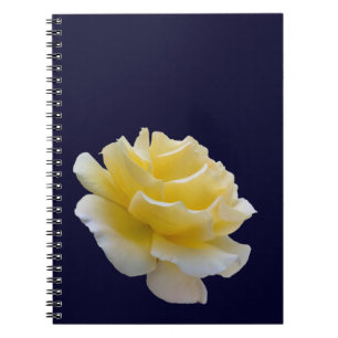 Gul ros petals anteckningsbok