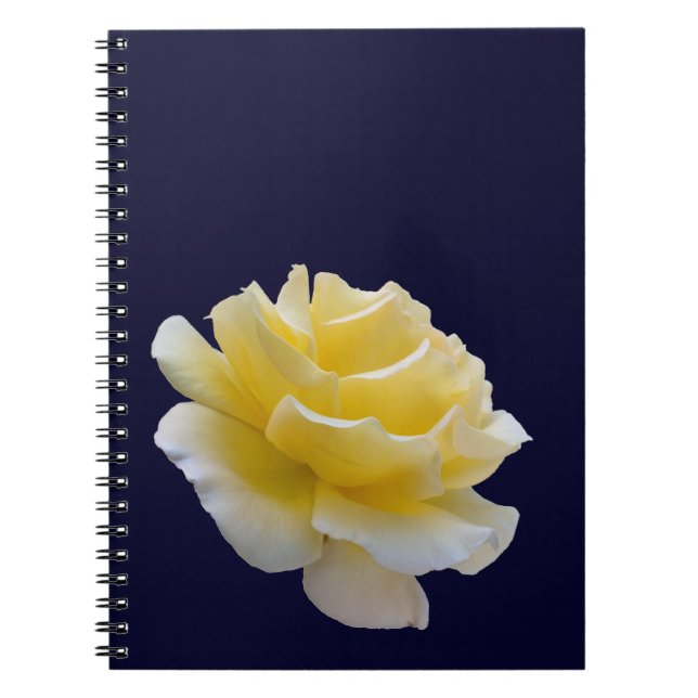 Gul ros petals anteckningsbok (Framsidan)