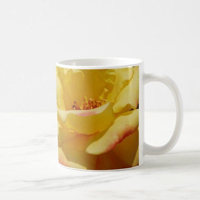 Gul ros Petals Mugg (Höger)