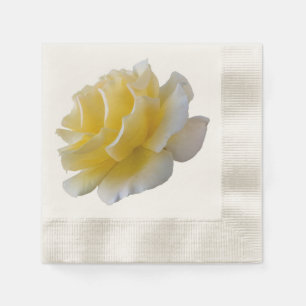 Gul ros petals pappersservett