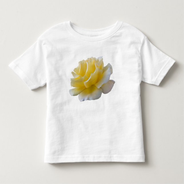Gul ros petals t shirt (Framsida)