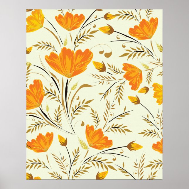 Gul ros poster (Framsidan)