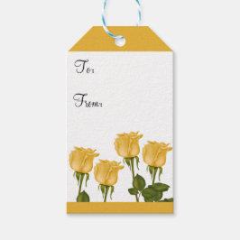 Gul ros presentetikett