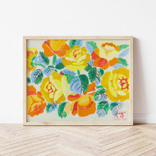 Gul ros Raoul Dufy Poster