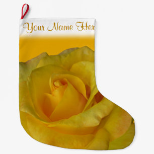 Gul ros Stocking Ro JulStocking Custo Stor Julstrumpa