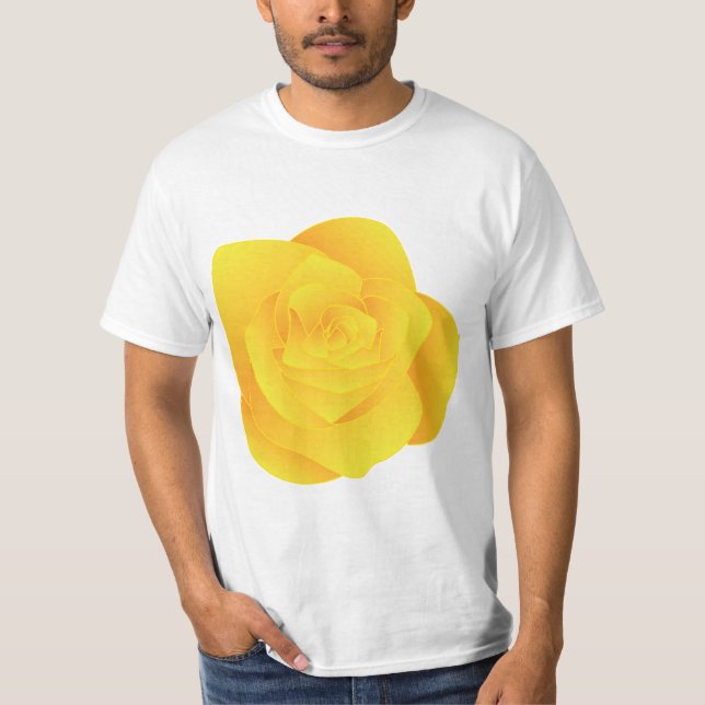 Gul Ros T Shirt (Framsida)