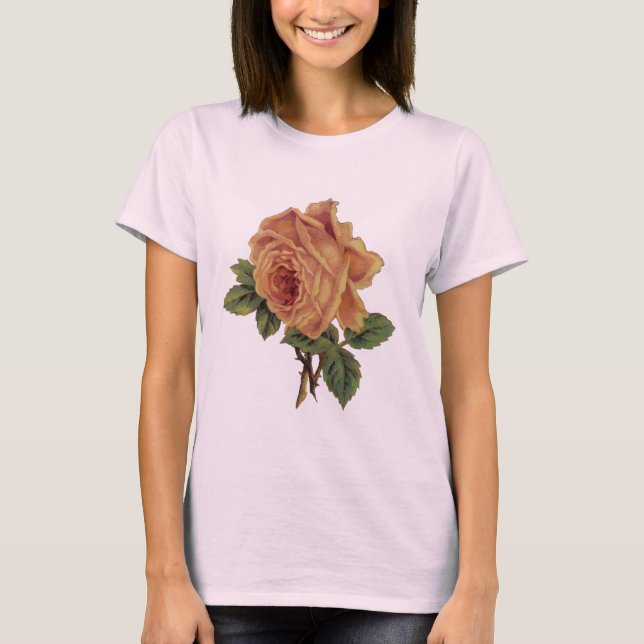 Gul ros t shirt (Framsida)