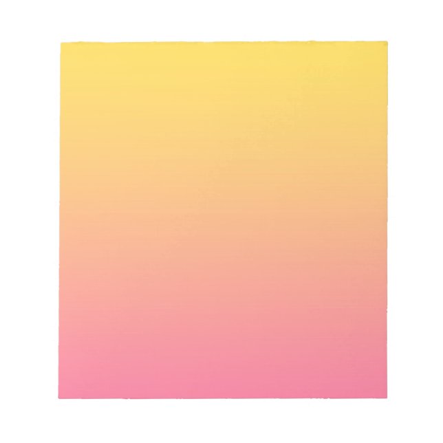 Gul Rosa Färg Anteckningsblock (Framsida)