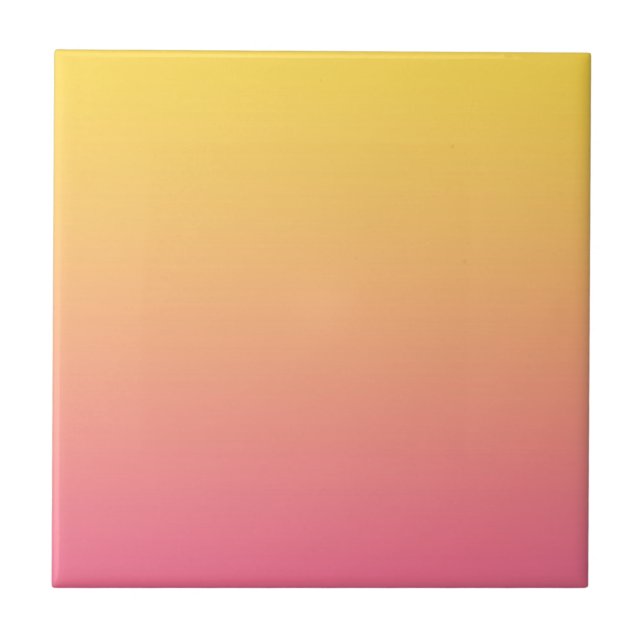 Gul Rosa Färg Kakelplatta (Framsidan)