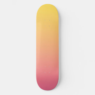 Gul Rosa Färg Mini Skateboard Bräda 18,5 Cm