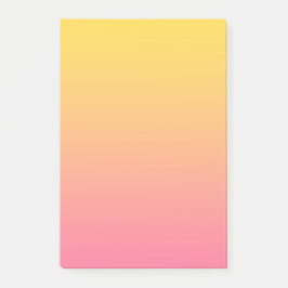 Gul Rosa Färg Post-it Block